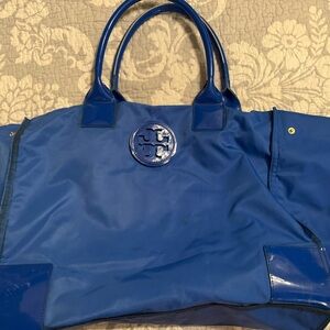 Tory Burch Blue Tote Bag